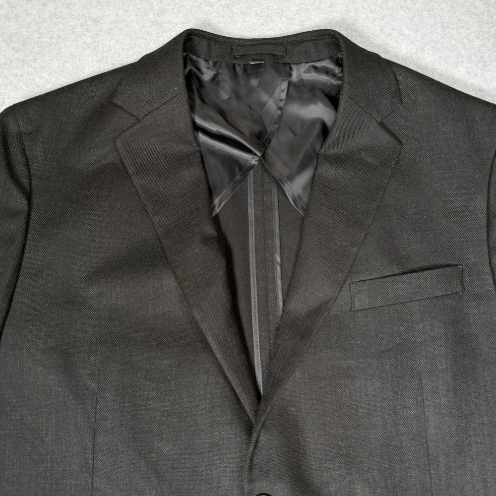 Jos. A Bank Performance Knit Half Lined Sport Coat Blazer Mens 44 R Tailored Fit